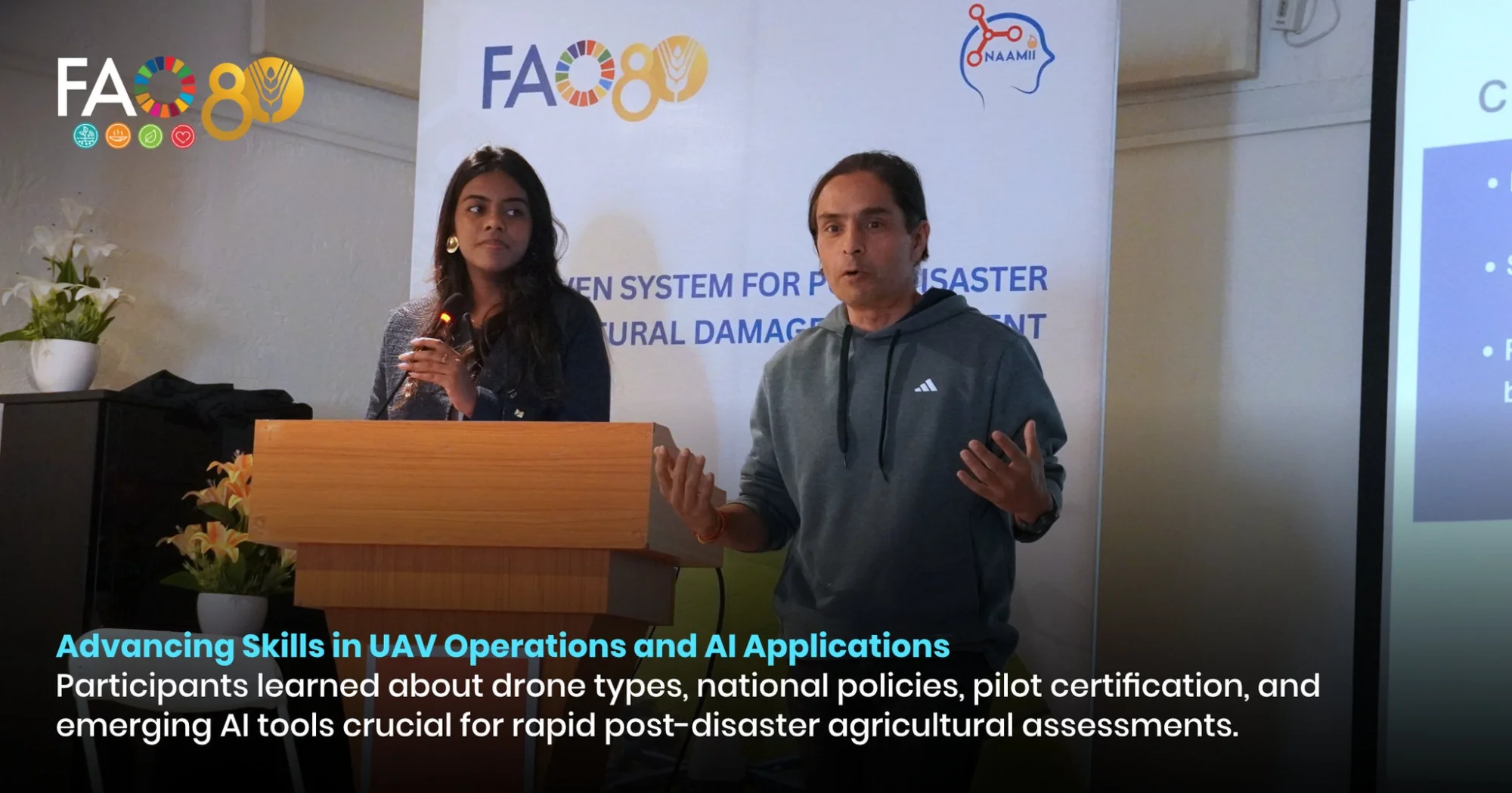 UAV and AI training session