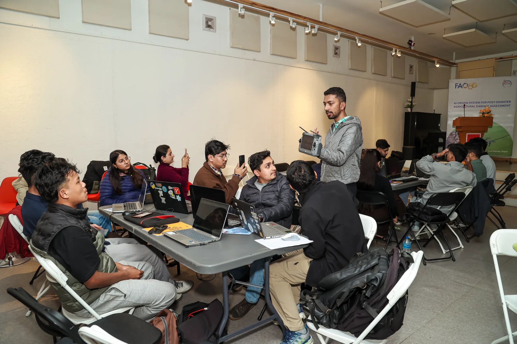 Interactive training session